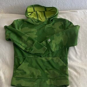 All In Motion Green Camo Hoodie Boys Size S